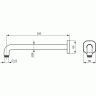 Держатель для верхнего душа IDEAL STANDARD Senses T2441AA