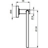 Держатель для полотенца IDEAL STANDARD IOM кольцо A9130AA