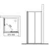 Душевая дверь IDEAL STANDARD CONNECT T9804EO