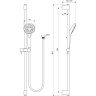 Душевой гарнитур IDEAL STANDARD Idealrain Evo Jet Round L3 B2237AA