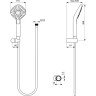 Душевой гарнитур IDEAL STANDARD Idealrain Evo Jet Diamond L3 B2240AA