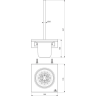 Ершик для унитаза IDEAL STANDARD IS BD593RO ALU+ настенный