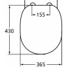Крышка-сиденье IDEAL STANDARD Connect E772401 с микролифтом