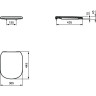 Крышка-сиденье IDEAL STANDARD TESI T3529V3