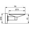 Мыльница настенная IDEAL STANDARD IOM A9129AA