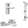 Комплект смесителей IDEAL STANDARD Ceraflex «3 в 1» BD001AA, хром