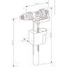 Наливной клапан для инсталляций IDEAL STANDARD W873667