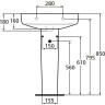 Пьедестал IDEAL STANDARD Active T412401