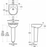 Пьедестал IDEAL STANDARD SPACE E740201