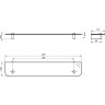 Полочка IDEAL STANDARD Connect N1394AA