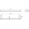 Полотенцедержатель IDEAL STANDARD Connect N1386AA