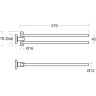Полотенцедержатель IDEAL STANDARD IOM A9131AA