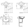 Раковина IDEAL STANDARD Tesi T351401