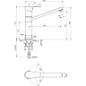 Смеситель для кухни IDEAL STANDARD CERAFINE D BC495AA