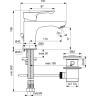 Смеситель для раковины IDEAL STANDARD DOT 2.0 BC320AA