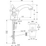 Смеситель для раковины IDEAL STANDARD Reflections B9653LS