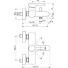 Смеситель для ванны IDEAL STANDARD CERALINE BC199U5
