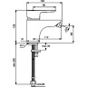 Смеситель для биде IDEAL STANDARD Ceraplan III B0715AA