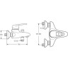Смеситель IDEAL STANDARD Idyll A2698AA для ванны