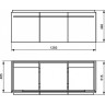 Тумба для раковины IDEAL STANDARD DAYLIGHT K2216SV