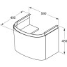 Тумба для раковины IDEAL STANDARD DEA T7850WG