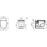 Унитаз подвесной IDEAL STANDARD Dea T329201