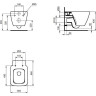 Унитаз подвесной IDEAL STANDARD Strada II AquaBlade T359601
