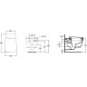 Унитаз подвесной IDEAL STANDARD Ventuno T316501