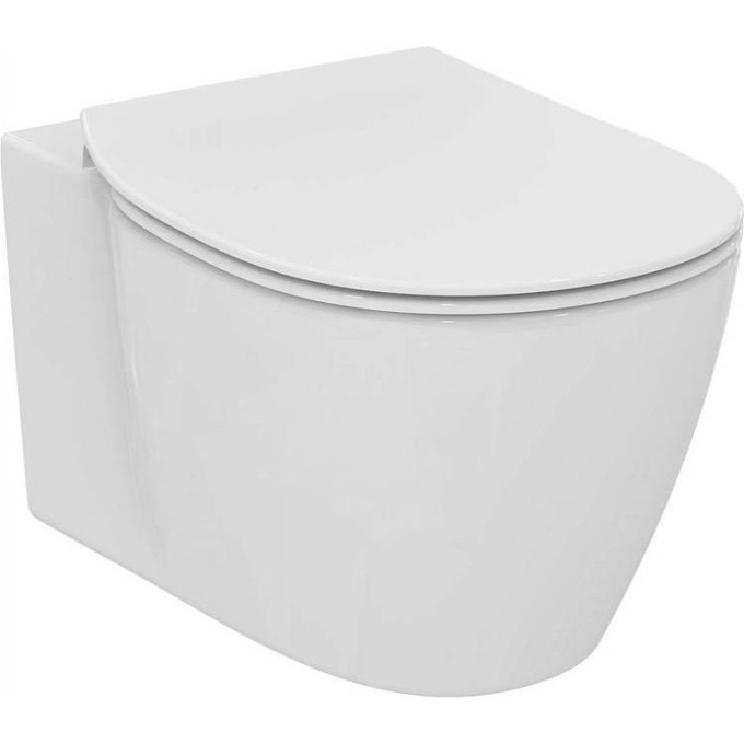 Унитаз подвесной IDEAL STANDARD CONNECT AQUABLADE, со скрытым крепежом, глубокий смыв E047901