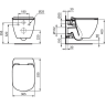 Унитаз подвесной IDEAL STANDARD IDEALMOOD T466501